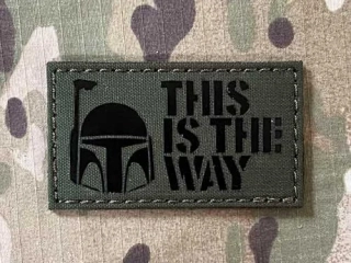 TF LaserCut Patch Star Wars This is the Way Infra - Olive Drab - nášivka