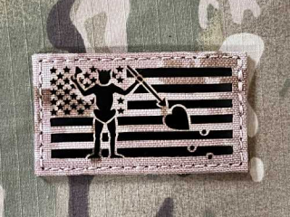 TF LaserCut Patch US Flag - Blackbeard Infra - AOR 1 - nášivka