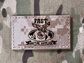 TF LaserCut Patch FAST - Fleet Anti-terrorism Security Team Infra - AOR 1 - nášivka