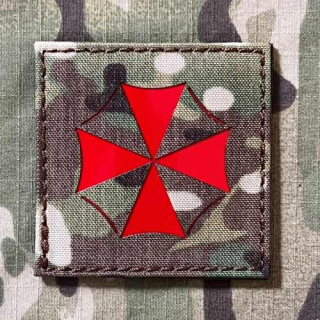 TF LaserCut Patch Umbrella Corporation - Resident Evil Reflex - Large - Multicam/Reflex Red - nášivka