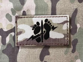 TF LaserCut Patch USAF Special Tactics Squadron Jolly Green Feet Infra - Multicam - nášivka