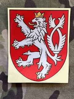 NoName Stickers Czech Lion Shield - 10 cm - samolepka