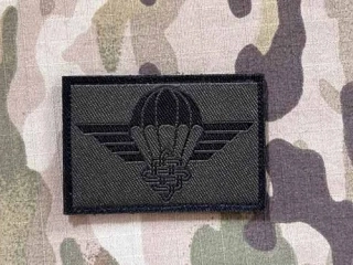 Croatia Military Velcro Patch Parachute Jump Wings - Olive - nášivka