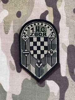 Croatia Military Velcro Patch 1. Hrvatski Gardijski Zbor - Presidential guard - Digital Green - nášivka
