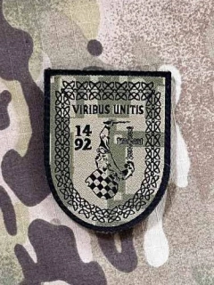Croatia Military Velcro Patch Special Unit Battalion Zrinski - Digital Green - nášivka