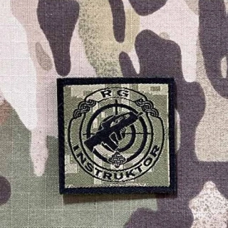 Croatia Military Velcro Patch RG Instructor - Digital Green - nášivka