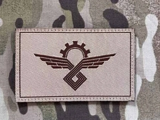 Croatia Military Velcro Patch Croatian Air Force Mechanic - Desert - nášivka