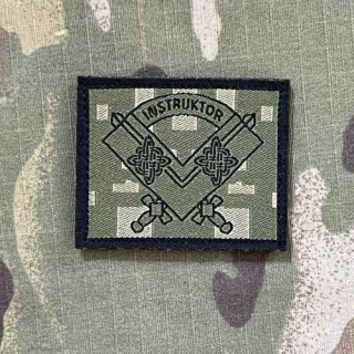 Croatia Military Velcro Patch Advanced NCO Training Instruktor - nášivka