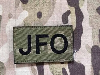 Croatia Military Velcro Patch JFO - Joint Fires Observer - Digital Green - nášivka