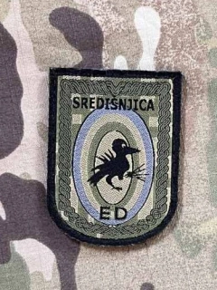 Croatia Military Velcro Patch Center of Electronic Reconnaissance - Digital Green - nášivka