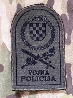 Croatia Military Patch Military Police - Olive - nášivka