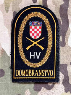 Croatia Military Patch Croatia Army - Home Guard - Color - nášivka