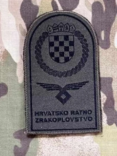 Croatia Military Patch Croatian Air Force - Olive - nášivka