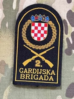 Croatia Military Patch Croatia 2. Gardijska Brigada - Color - nášivka
