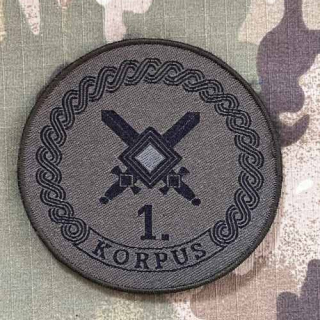 Croatia Military Patch 1st Corps - Olive - nášivka