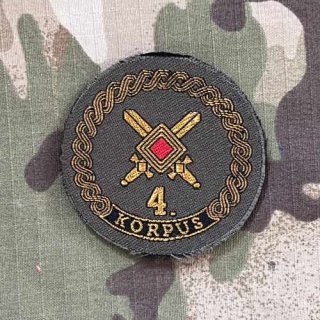 Croatia Military Patch 4th Corps - Color - nášivka