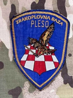 Croatia Military Patch Air Base - Pleso - Color - nášivka