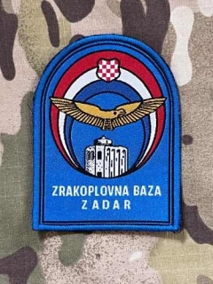 Croatia Military Patch Air Base - Zadar - Color - nášivka