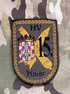Croatia Military Patch 15th Anti-Tank Artillery Rocket Brigade - Križevci - Color - nášivka