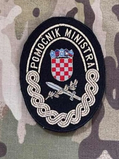 Croatia Military Patch Assistent Minister of Defence - Color - nášivka