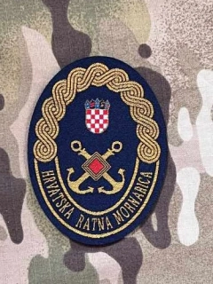 Croatia Military Patch Croatia Navy - Color - nášivka