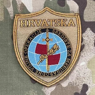 Croatia Military Patch International Military Operations Training Centre - Rakitje - Color - nášivka