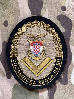 Croatia Military Patch NCO´s School - OS RH - Color - nášivka