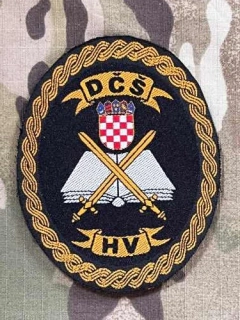 Croatia Military Patch NCO´s School - HV - Jastrebarsko - Color - nášivka