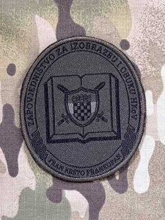 Croatia Military Patch Ground Force Academy - Fran Krsto Frankopan - Olive - nášivka
