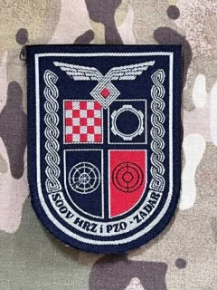 Croatia Military Patch Croatian Air Force Training Centre for Soldier - SOOV HRZ i PZO - Zadar - Color - nášivka