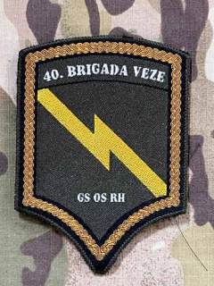 Croatia Military Patch 40th Signal Brigade - Color - nášivka
