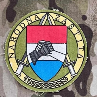 Croatia Military Patch People´s Protection - Narodna Zaštita - ver.3 - Color - nášivka