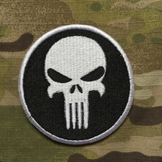 Punisher Round Patch - nášivka