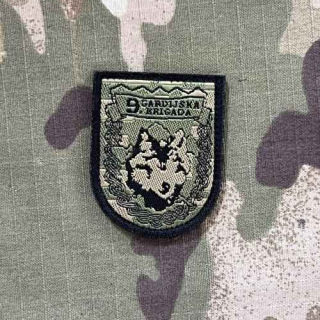 Croatia Military Velcro Patch 9. Gardijska Brigada - Vukovi - nášivka