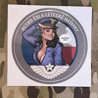Czech Patch Retro ČSLA Stickers - samolepka