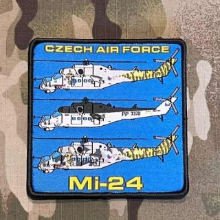 Czech Patch Czech Air Force - Mi-24 - Blue - nášivka