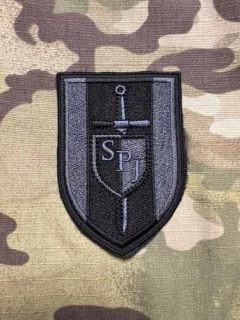 Czech Patch Police of Czech Republic - Speciální pořádková jednotka - Ústecký kraj - Black - nášivka