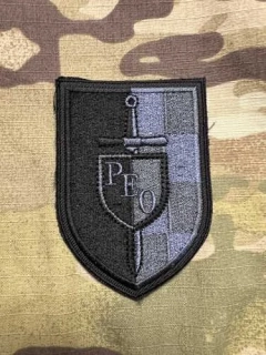 Czech Patch Police of Czech Republic - PEO Pohotovostní eskortní oddělení - Olomoucký kraj - Black - nášivka