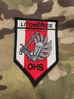 Czech Patch Police of Czech Republic - OHS ( Odděleni Hlídkové Služby ) - Litoměřice - Color - nášivka