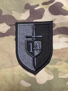 Czech Patch Police of Czech Republic - Krajská Pořádková Jednotka KPJ - Hlavní město Praha - Black - nášivka