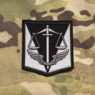 Czech Patch Police of Czech Republic - PEO Pohotovostní eskortní oddělení - kraj Vysočina - ver.2 - Black - nášivka