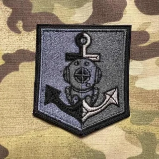 Czech Patch Police of Czech Republic - Poříční oddělení - Praha - Black - nášivka