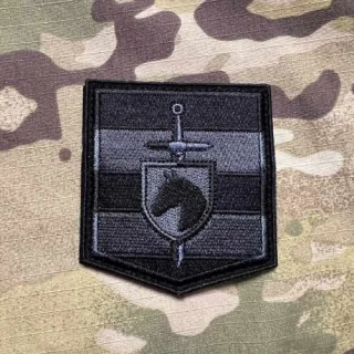 Czech Patch Police of Czech Republic - Odbor služební hipologie - Brno - Velcro - Black - nášivka