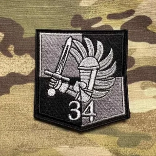 Czech Patch Police of Czech Republic - OHS ( Odděleni Hlídkové Služby ) - Středočeský kraj - Kladno - Velcro - Black - nášivka