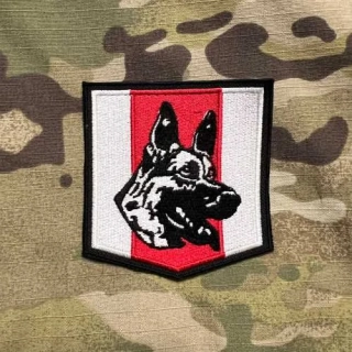 Czech Patch Police of Czech Republic - Odbor služební kynologie - Ústecký kraj - Color - nášivka
