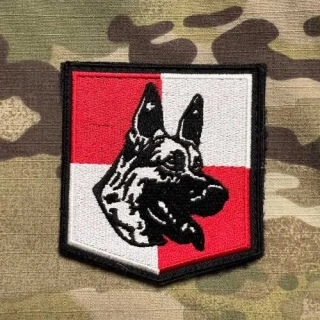 Czech Patch Police of Czech Republic - Odbor služební kynologie - Liberecký kraj - Velcro - Color - nášivka