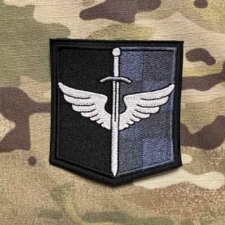 Czech Patch Police of Czech Republic - PEO Pohotovostní eskortní oddělení - Olomoucký kraj - Black - nášivka