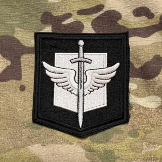 Czech Patch Police of Czech Republic - PEO Pohotovostní eskortní oddělení - Pardubický kraj - Black - nášivka