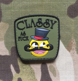 NoName Classy as Fuck PVC Patch - nášivka