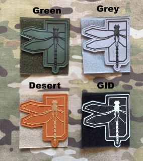 YJPF Haley Strategic Dragonfly Large PVC Patch - nášivka